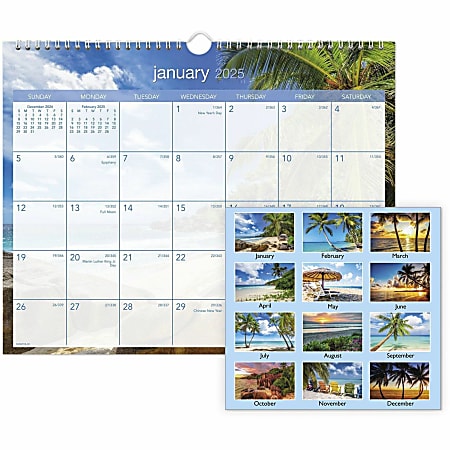 At-A-Glance Wall Calendar - Small Size - Julian Dates - Monthly - 12 Month - January 2024 - December 2024 - 1 Month Single Page Layout - 6 1/2 At-A-Glance Wall Calendar - Small Size - Julian Dates - Monthly - 12 Month - January 2024 - December 2024 - 1 Month Single Page Layout - 6 1/2