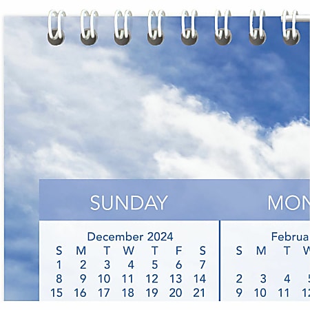 At-A-Glance Tropical Escape Wall Calendar - Medium Size - Julian Dates - Monthly - 12 Month - January 2024 - December 2024 - 1 Week, 1 Month Single Page Layout - 15