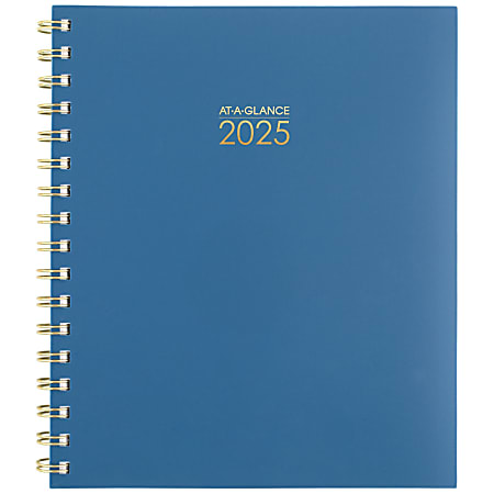 2025-2026 AT-A-GLANCE® Harmony Weekly/Monthly Planner, 7" x 8-3/4", Denim, January To January, 1099-805-20