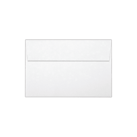 LUX Invitation Envelopes, A9, Peel & Press Closure, White, Pack Of 50