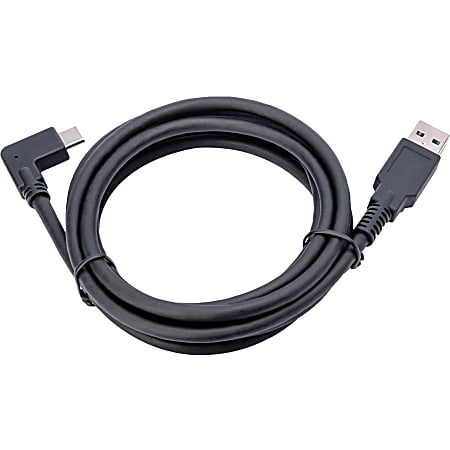 Jabra PanaCast USB Cable - 5.91 ft USB Data Transfer Cable for Computer, Hub - First End: 1 x USB Type C - Male - Second End: 1 x USB 2.0 Type A - Male - Black