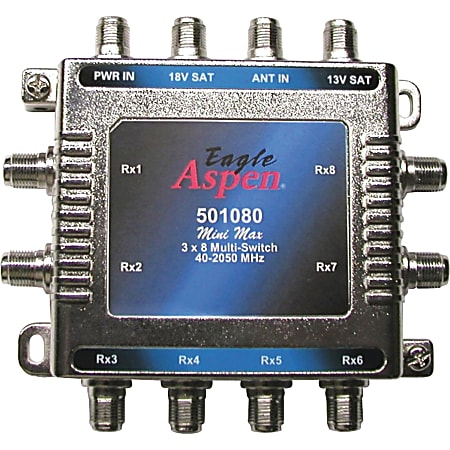 Eagle Aspen 501080 3 x 8 Signal Splitter/Combiner