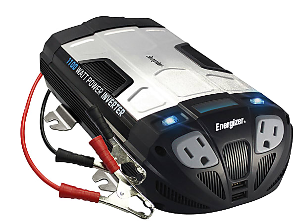 Energizer® 12V DC-to-AC Power Inverter, 1100 Watts