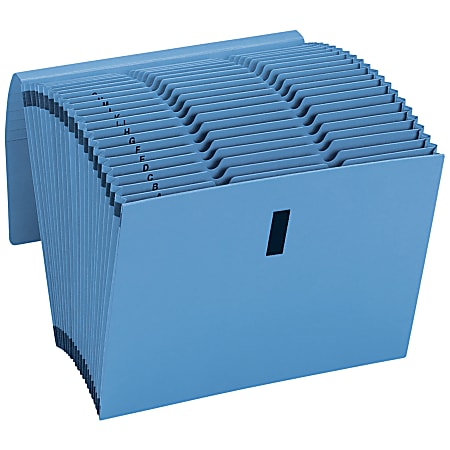 Smead® CutLess®/WaterShed® Expanding Files, 21 Pockets, Alphabetic, 30% Recycled
