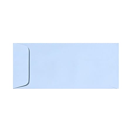 LUX Open-End Envelopes, #10, Peel & Press Closure, Baby Blue, Pack Of 500