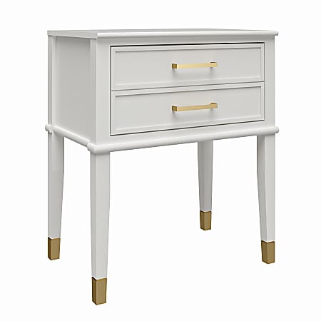 Ameriwood™ Home Westerleigh End Table, 28"H x 23-5/8"W x 15-5/8"D, White