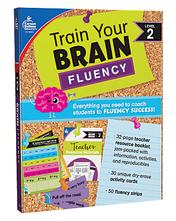 Carson Dellosa Education Train Your Brain: Fluency Level