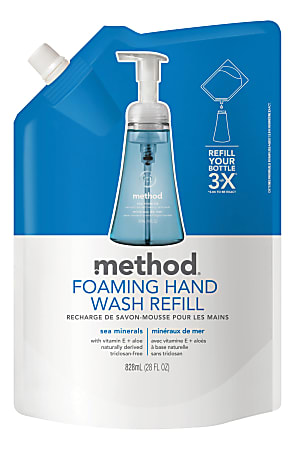 Method® Foam Hand Wash Soap, Sea Minerals Scent,