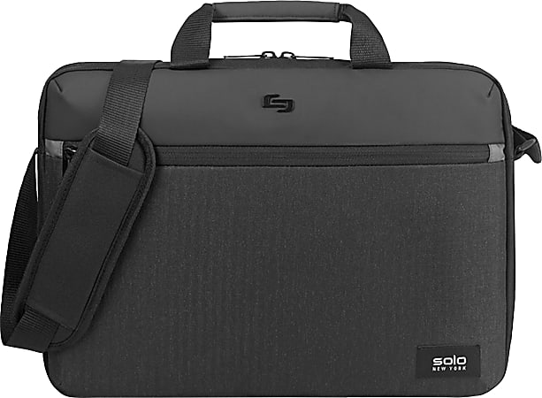Solo New York Node Slim Brief With 15.6" Laptop Pocket, Black