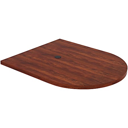 Lorell® Prominence Conference Oval Table Top, 48"W x 60"L, Cherry