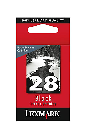 Lexmark™ 28 Black Ink Cartridge, 18C1428