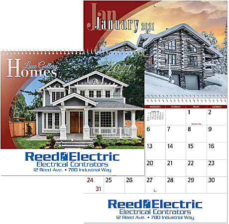 Home Spiral Wall Calendar Office Depot