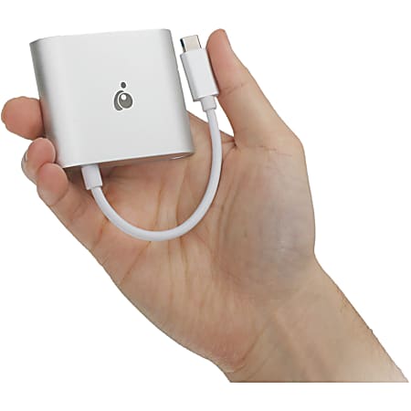 IOGEAR USB-C to Dual 4K Adapter - 1 x USB Type C USB 3.1 Male - 2 x HDMI Female - White - 1