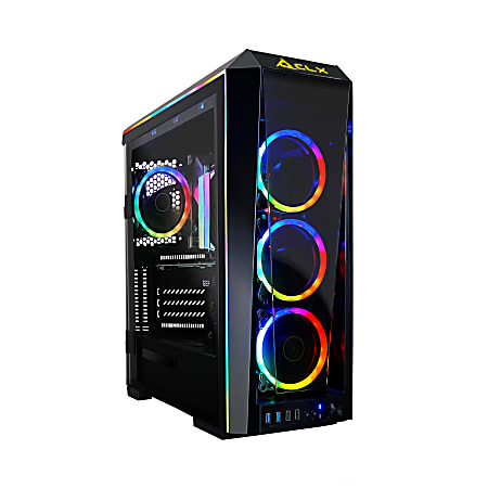 CLX SET TGMSETRTH0A03BM Liquid-Cooled Gaming Desktop PC, Intel® Core™ i9, 64GB Memory, 6TB Hard Drive/1TB Solid State Drive, Windows® 11 Home