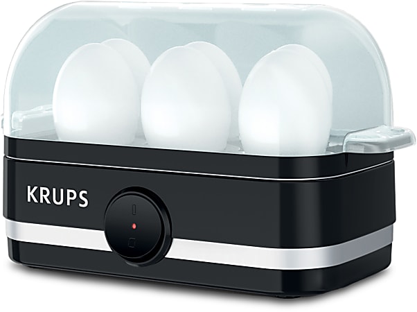 KRUPS Simply Electric Egg Cooker With Accessories Black - Office Depot