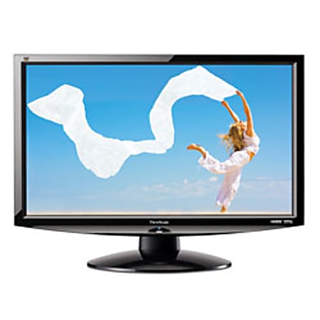 ViewSonic® VX2433wm 23.6" Digital/Analog Widescreen LCD Monitor, Black