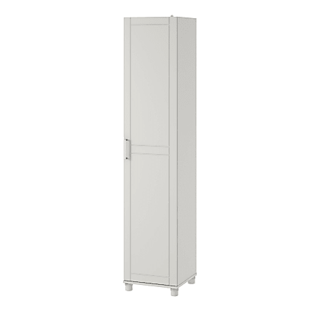 Ameriwood™ Home Callahan 16" Utility Storage Cabinet, 5 Shelves, White