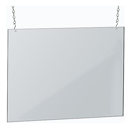 Azar Displays Hanging Poster Frame, 18" x 24", Clear