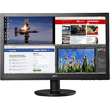AOC E2060SWDA-TAA 20" LED LCD Monitor - 16:9 - 5 ms - TAA Compliant