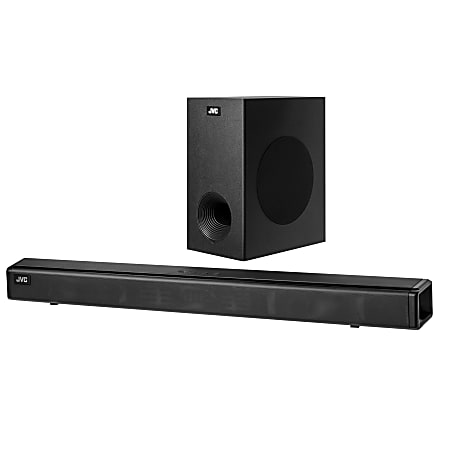 JVC 2.1-Channel Dolby Atmos TH-S560B 160W 37.8" Wireless Bluetooth® Sound Bar System With Subwoofer, Black