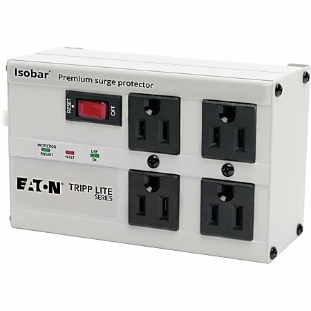 Tripp Lite Isobar Premium ISOBAR4ULTRA 4-Outlet Surge Suppressor, 6' Cord