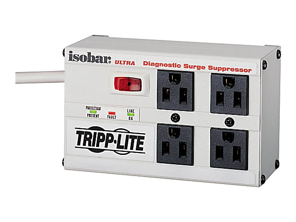 Tripp Lite Isobar Premium ISOBAR4ULTRA 4-Outlet Surge Suppressor, 6' Cord