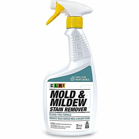 CLR Pro Mold & Mildew Stain Remover - For Multipurpose - Foam Spray - 32 fl oz (1 quart) - Bleach-free - White - 1 Bottle