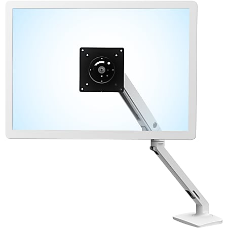 Ergotron Mounting Arm for LCD Monitor - White - 1 Display(s) Supported - 34" Screen Support - 20 lb Load Capacity - 75 x 75, 100 x 100