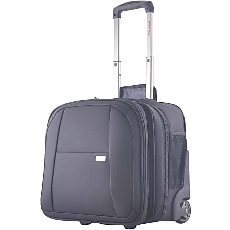 Codi CT3 Checkpoint Friendly Mobile Lite 15.4" Wheeled Case - Ballistic Nylon - Checkpoint Friendly - Handle, Trolley Strap - 15" Height x 15" Width x 9.8" Depth