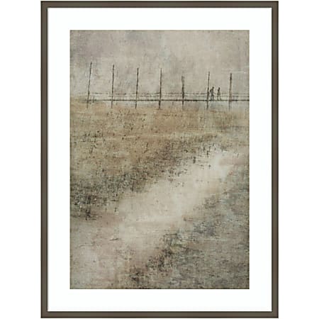 Amanti Art On The Way by Nel Talen Wood Framed Wall Art Print, 31”W x 41”H, Gray