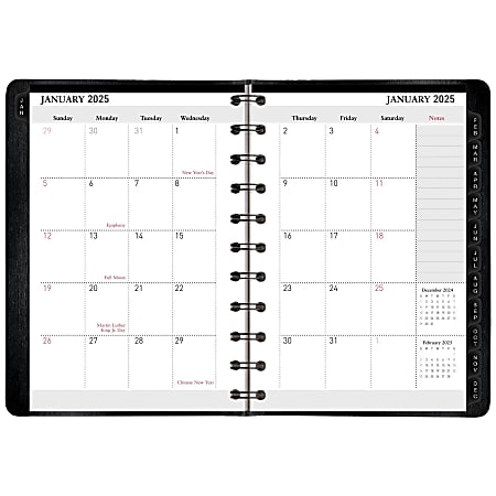 Inspired By Erin Condren 2025 Weekly/Monthly Planner 8.3\"x6\" Watercolor Painted Print: Spiral Binding, Adult Stationery