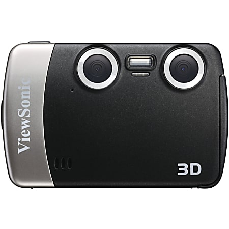 Viewsonic ViewFun 3DSC5 5 Megapixel 3D Compact Camera - Black
