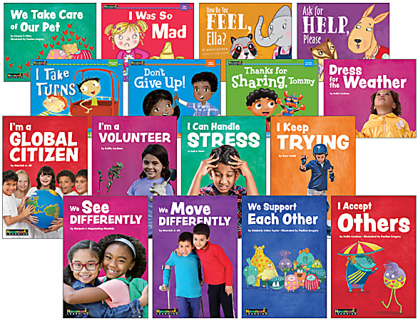 Newmark Learning MySELF Complete Single-Copy Small Books, Grades PK-2, Set Of 72 Titles