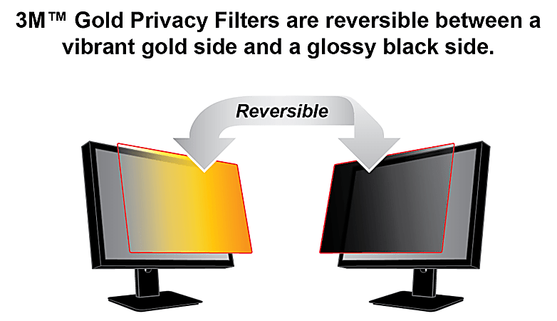 Filtro Privacy 3M PF190C4B Per Monitor Standard Da 19 Pollici, Nero, Antiriflesso E Antigraffio, Tecnologia Micro-Louvre