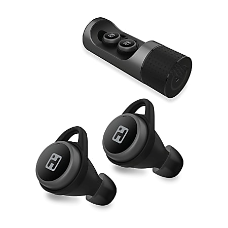 iHome AX-50 True Wireless Bluetooth® In-Ear Earbuds, Black