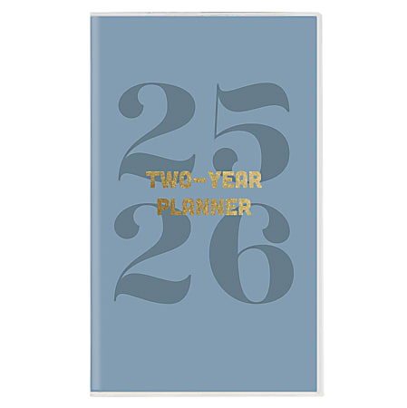 2024-2026 Graphique 29-Month Monthly Pocket Planner, 4” x 6”, Typographic, August To December