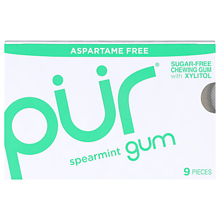 Pur Gum, Spearmint, 0.44 Oz, Total Qty 108