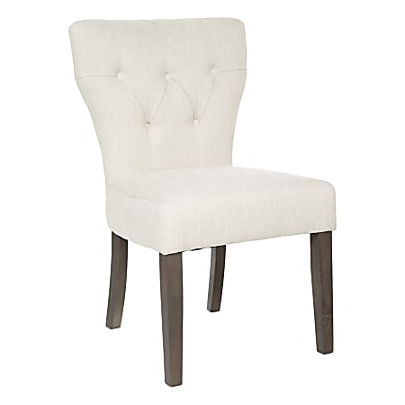 Office Star™ Andrew Dining Chair, Cream/Gray