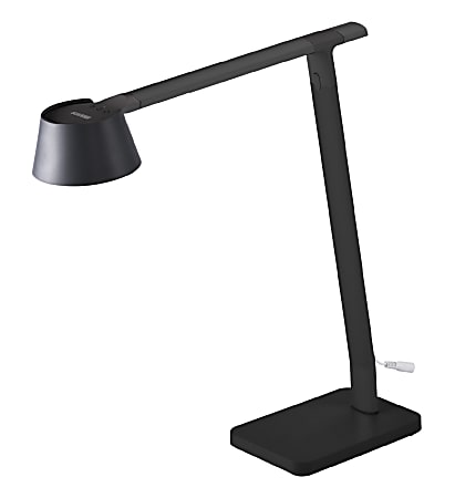 Black & Decker Verve Designer Series LED Desk Lamp With USB Port, 17-3/8"H, Black