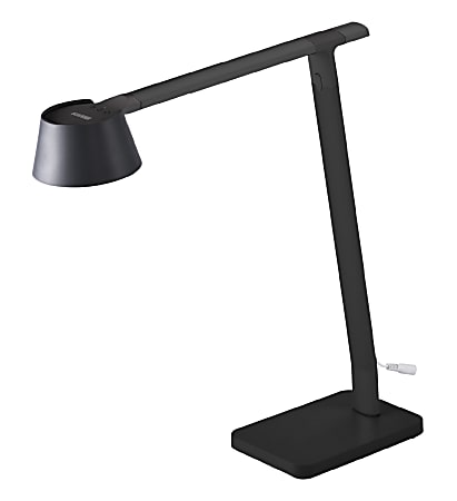 Black+Decker Verve Designer Series LED Desk Lamp With USB Port, 17-3/8"H, Black