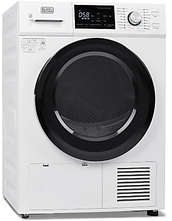 BLACK+DECKER 2.7-cu ft Capacity White Ventless All-in-One Washer/Dryer Combo