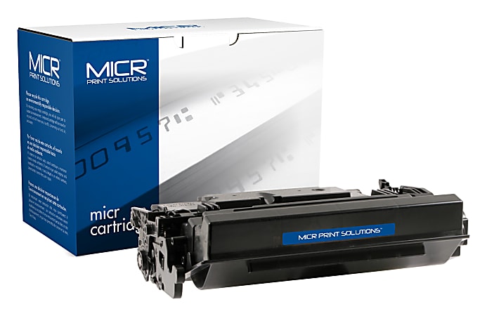 MICR Print Solutions Black Extra-High Yield MICR Toner Cartridge Replacement For HP 89Y, CF289Y M, MCR89YM