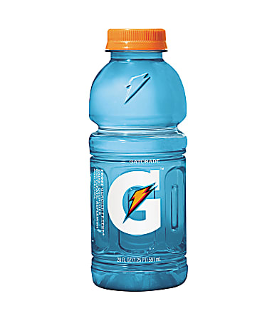 Gatorade Thirst Quencher Bottled Drink - Frost Glacier Freeze Flavor - 20 fl oz (591 mL) - 24 / Carton