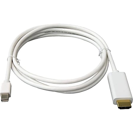 Unirise 10ft Mini Displayport to HDMI Cable, Male - Male, 32 AWG - 10 ft HDMI/Mini DisplayPort A/V Cable  - MDPHDMI10FMM