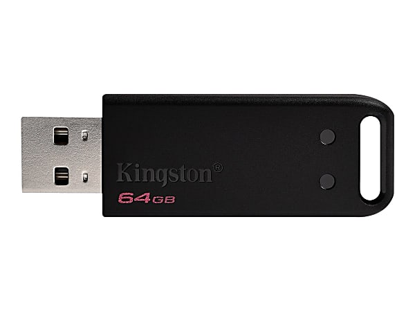 Kingston DataTraveler 20 - USB flash drive - 64 GB - USB 2.0 (pack of 2)