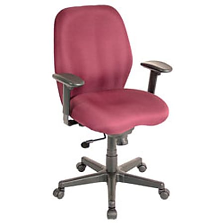 Eurotech Multifunction Task Chair, Burgundy/Black