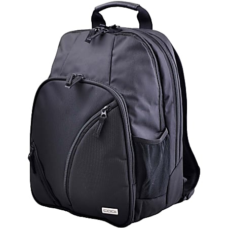 Codi Tri-Pak 15.4" Backpack - Ballistic Nylon, Nylon Interior - Shoulder Strap, Handle - 16" Height x 12" Width x 8.8" Depth
