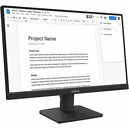 Lenovo ThinkVision S22-4e 22" Class Full HD LED Monitor