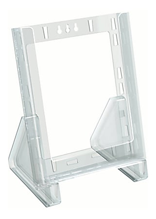 Azar Displays 1-Pocket Plastic Brochure Holders, Clear, Pack