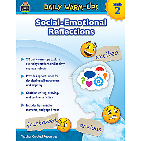 Teacher Created Resources Daily Warm-Ups: Social-Emotional Reflections, 2nd Grade
